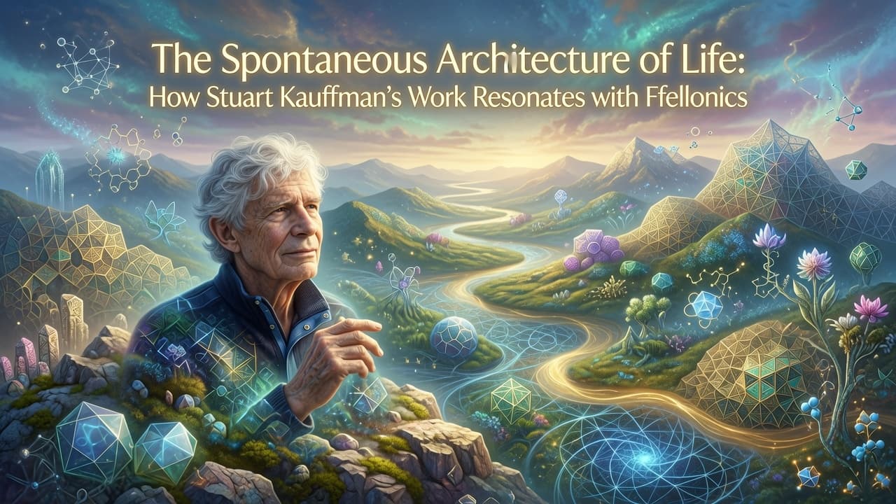 The Spontaneous Architecture of Life: The Resonance of Ffellonics with the work of Stuart Kauffman